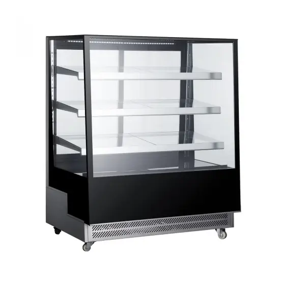 Bestseller Vitrina frigorifica de prezentare interval temp. 2/6?C, 490 W corp inox, ARKTIC by Hendi, 1200x805x(H)1445 mm, 650 Litri, Clasa energetica C