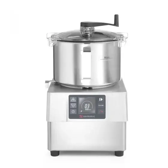 Taietor-emulsificator electric profesional pentru legume, SAMMIC KE-5V, 10 viteze intre 385-3000 rpm, putere 1250W, capacitate 5,5 litri Cel mai vândut