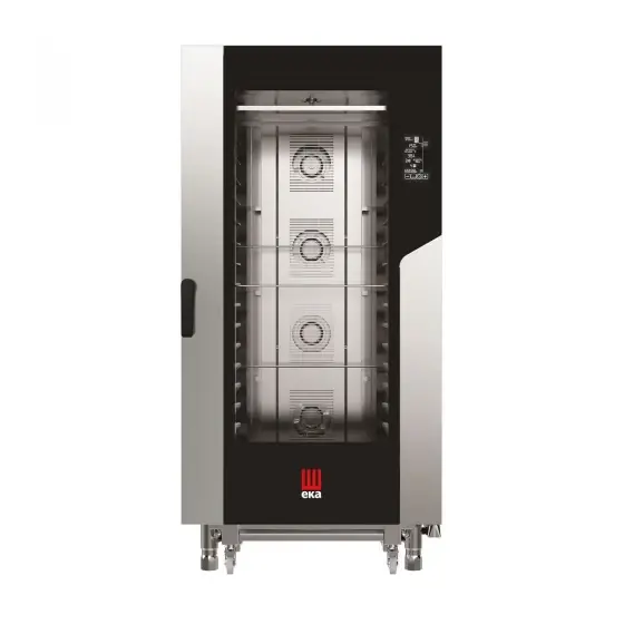 Cumpără acum Cuptor electric cu convectie cu abur Millennial Black Mask Bakery, 16x 600x400mm Tecnoeka, 400V/31000W, 930x1035x(H)1900mm