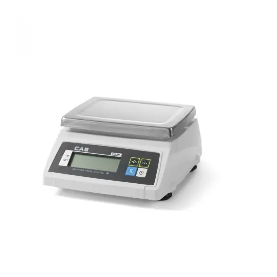 Cantar bucatarie 2 Kg, rezistent la apa (certificat), CAS, 278x317x(H)141mm Premium
