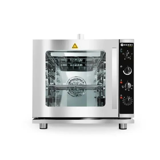 Cuptor multifuctional pe gaz Combi Steam, Hendi, 4xGN 2/3, 620X645X(H)615mm Expediere rapidă