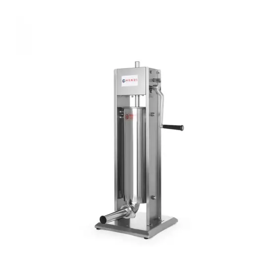 Aparat umplut carnati profesional, capacitate 5 kg, Hendi Profi Line, inox, 4 palnii incluse Super ofertă