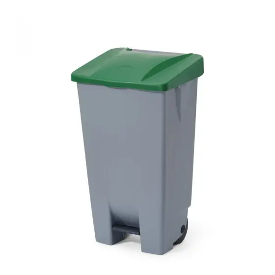Container de gunoi, HENDI, 120L, Gri deschis, 510x425x(H)875mm Expediere rapidă