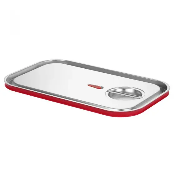 Calitate înaltă Capac pentru recipiente GN cu margine din silicon, HENDI, Kitchen Line, GN 2/3, 354x325mm