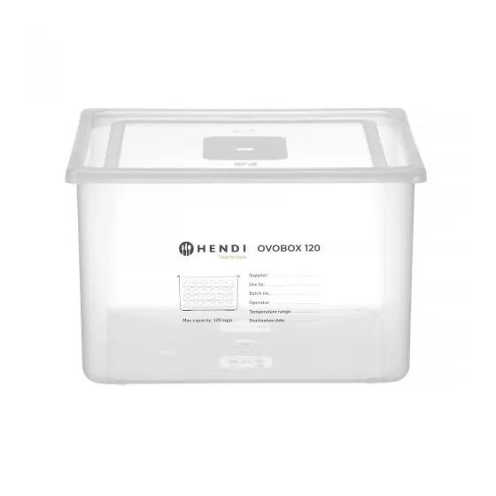 OVOBOX 120 HENDI - recipient oua GN2/3 + 8 tavi pentru oua, 18L, 355x325x(H)200mm Ofertă specială
