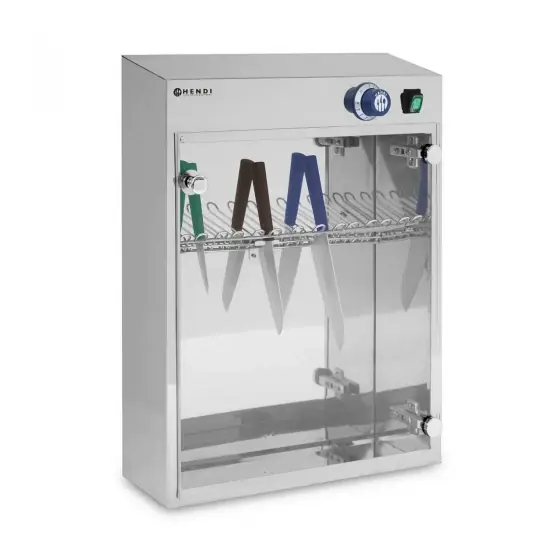 Cumpără acum Sterilizator UV pentru cutite Hendi 25 W 25 510x160x(H)610 mm capacitate 14 cutite