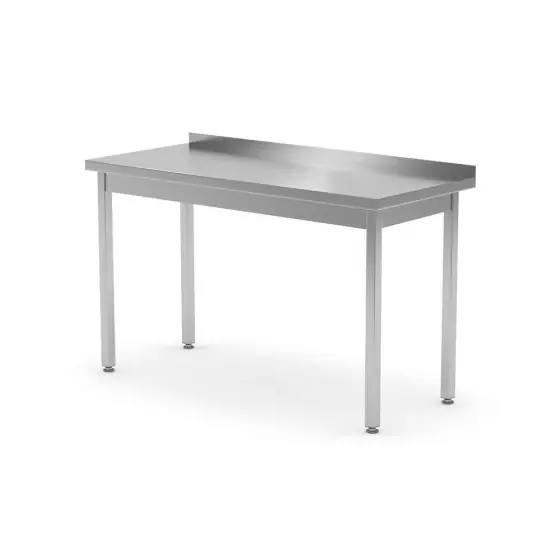 Masa de lucru cu rebord,Hendi, pregatita pentru asamblare, Kitchen Line, 1000x600x(H)850mm Popular