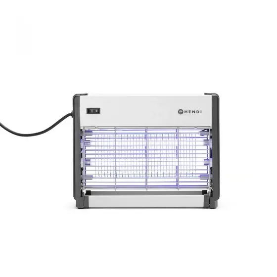 Ofertă Capcana insecte cu 2 lampi 9W, voltaj mare 2000-2500V - acoperire 50 mp - Hendi - 335x90x(H)260 mm