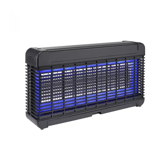 Promoție Capcana Insecte HENDI XL UV-A LED, acoperire 300 mp, 13W, 4000V, agatare tavan cu lant sau la podea, 470x100x(h)263 mm