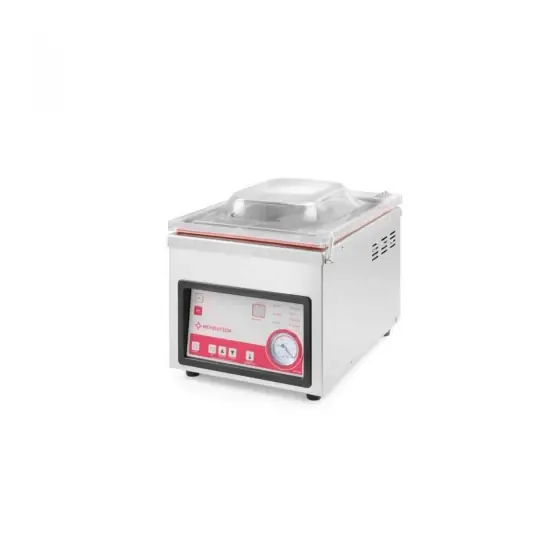 Aparat de vidat cu camera profesional, inox, 370W, Revolution by Hendi, pentru pungi vidat pana la 26 cm latime, pompa 10 m3 / h Vezi acum