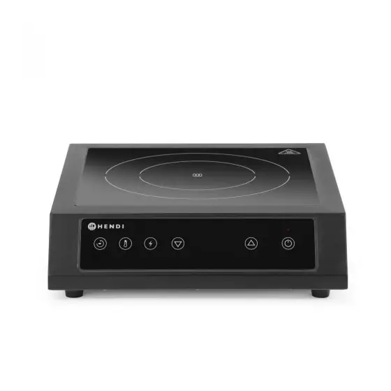 Plită cu inducție 3500 D XL, HENDI, Negru, 220-240V/3500W, 355x400x(Î)100mm Plată securizată