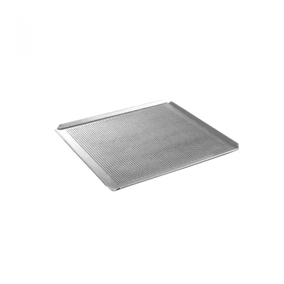Tava perforata Hendi GN 2/3 - 354x325x(H)10, cu 4 margini, aluminiu Preț redus