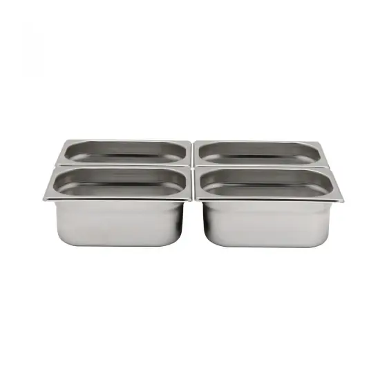 Tava Hendi Gastronorm GN 1/4 150 mm 4.1 lt - gama Profi Line, otel inoxidabil Premium