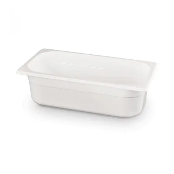 Tava gastronorm Hendi GN 1/3 2.5 litri, inaltime 65 mm, policarbonat Plată securizată