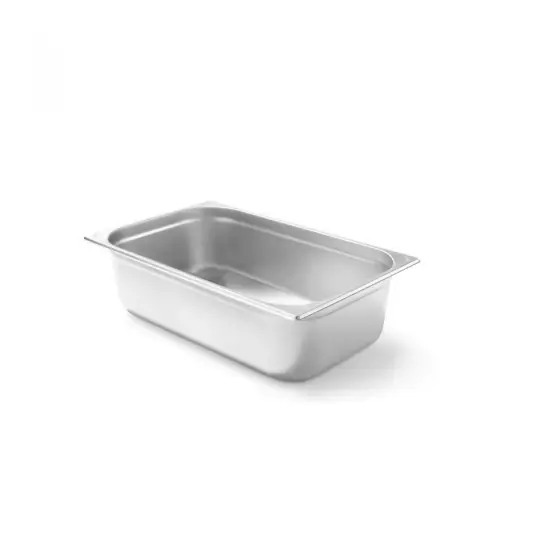 Tava Gastronorm GN 1/1, inox, adancime 15 cm, 19.8 lt, gama Hendi Kitchen Line Calitate înaltă