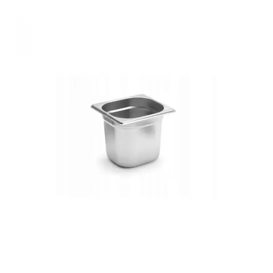 Cumpără online Tava gastronorm GN 1/6 din inox 18/10, 176x162xH150 mm Revolution by Hendi rezistenta la temperaturi de la -40 C pana la 300C