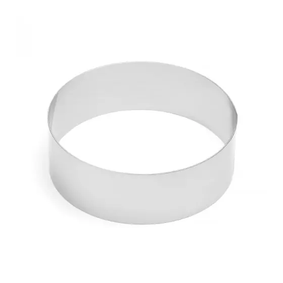 Forma rotunda din inox pentru patiserie si cofetarie Hendi, ø180x(H)60mm Retur ușor
