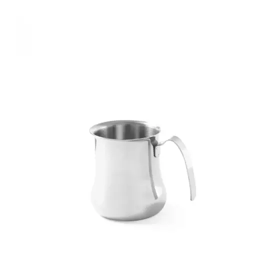 Plată sigură Cana pentru cappuccino, Hendi, Inox, 0.5 litri, 85x(H)110 mm