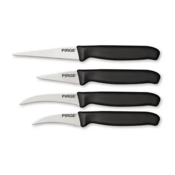 Set de 4 cutite pentru carne Pirge, lungime lama 65 mm,80 mm,55 mm,90 mm Plată securizată
