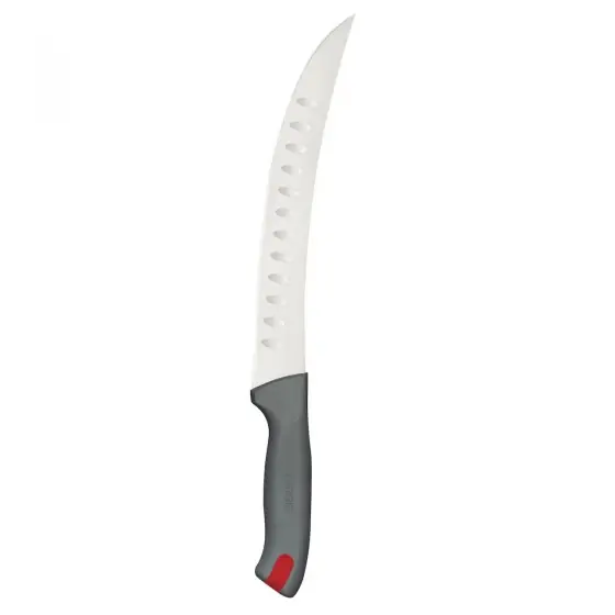 Noutate Cutit pentru carne, curbat ,lama alveolara, gama Gastro Pirge, lungime lama 210 mm, grosime lama 3 mm