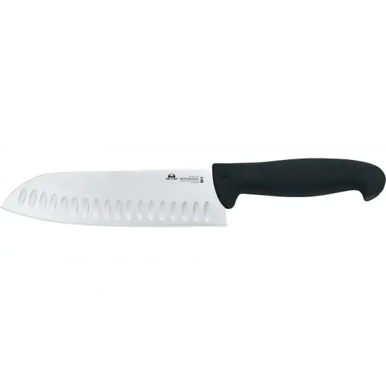 Cutit Santoku Due Cigni cu Adancituri - Lama 180mm Lichidare de stoc
