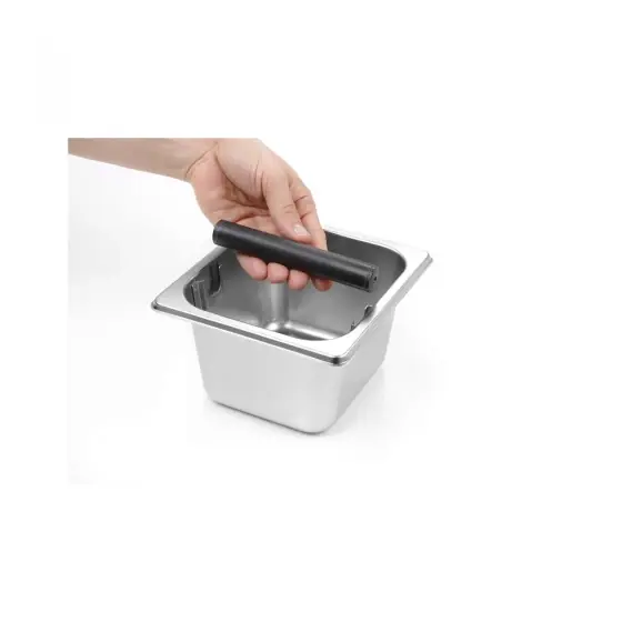 Reducere Recipient pentru zat cafea gastronorm, Hendi, otel inoxidabil, 265x162x(H)100 mm