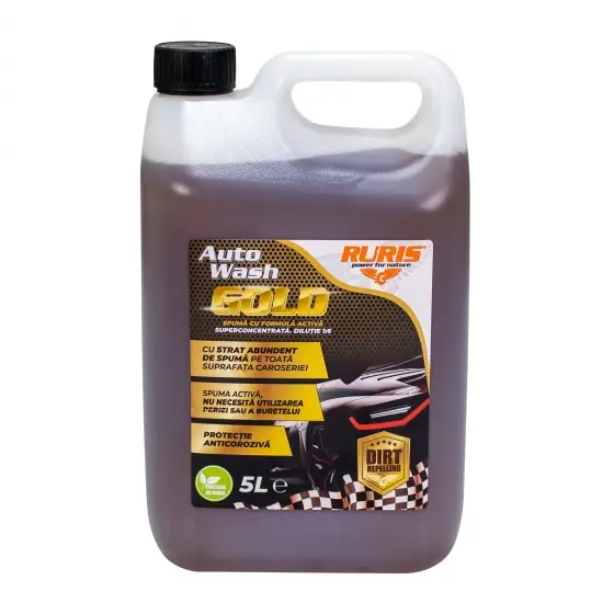 Detergent Ruris Auto Wash Gold 1:6 superconcentrat, 5l Reducere