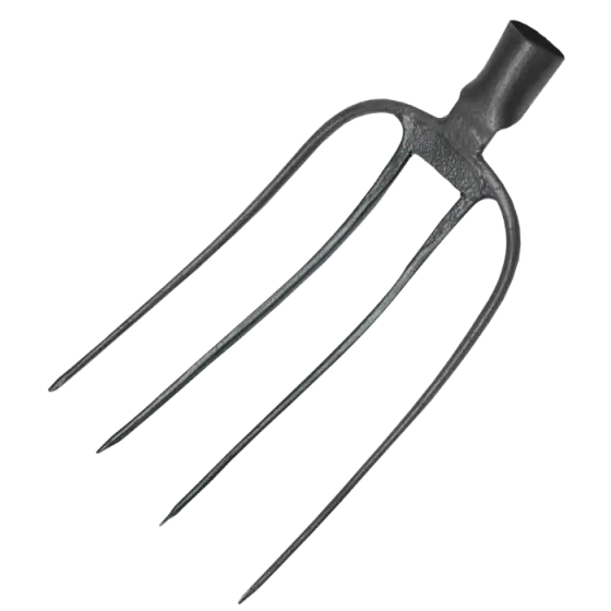 Bestseller Furca forjata gri carbon Evotools, 4 dinti, 20 cm