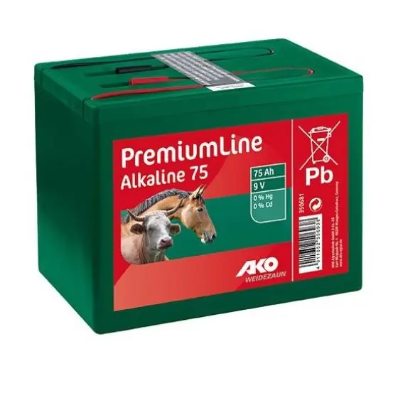Baterie uscata alcalina 9V, 75Ah, AKO Livrare expres