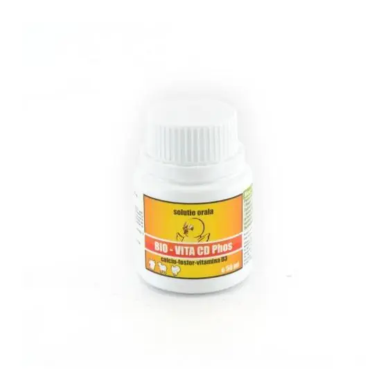 Supliment nutritiv, BIO-VITA CD PHOS, 50 ml Ieftin