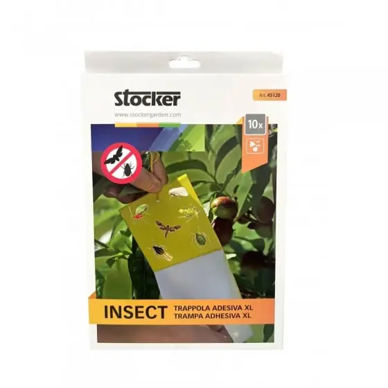 Capcane galbene pentru insecte 24x17 cm Stocker, set 10 buc Promoție