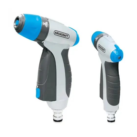 Cel mai vândut Pistol pulverizator metalic reglabil pentru furtun Premium AquaCraft