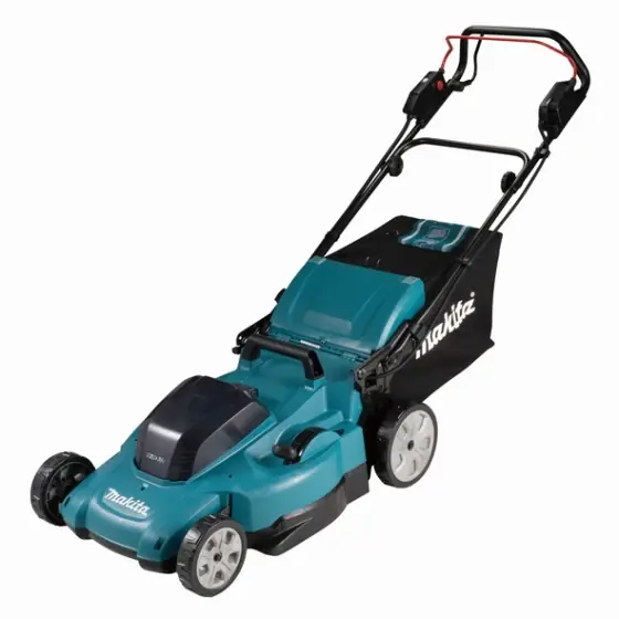 Super ofertă Masina de tuns gazon cu autopropulsie Makita LXT 18V 53 cm cu 2 acumulatori 5,0Ah