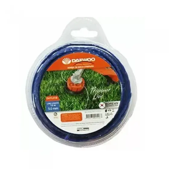 Cel mai vândut Fir trimmer spirala 3.0*15 m Daewoo DATL-01B-3.0