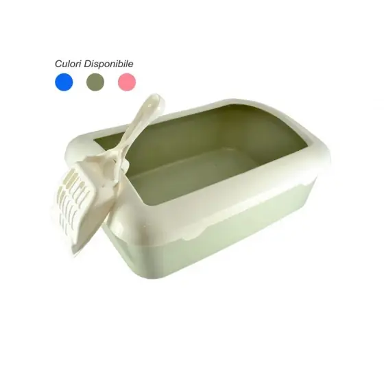 Plată securizată Litiera Pentru Pisici Cu Rama Si Lopatica Mixed Colors 41X30X13(H)Cm/Ld547B