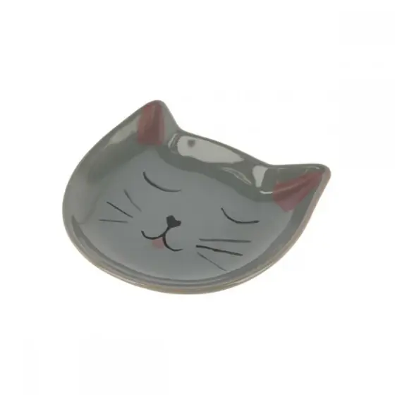 Farfurie Ceramica Pentru Pisici Kerbl Gri 14Cm Plată sigură