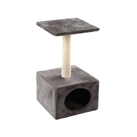 Ansamblu De Joaca Pentru Pisici Flamingo Cu Suport Patrat Si Sisal 30X30X55(H)Cm Preferatul clienților