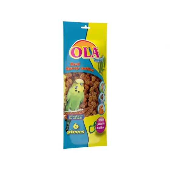 Hrana Complementara Pentru Pasari Exotice Ola Spice De Mei Rosu 140G (6Buc/Punga) Reducere de preț