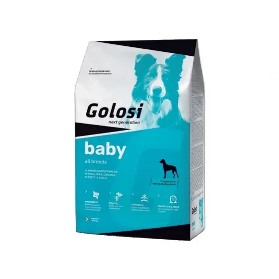 Livrare expres Hrana Uscata Premium Pentru Catelusi Golosi Probio Baby All Breed 12Kg