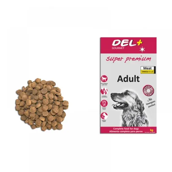 Chilipir Hrana Uscata Super Premium Pentru Caini Gourmet Del+ Dog Adult 15Kg