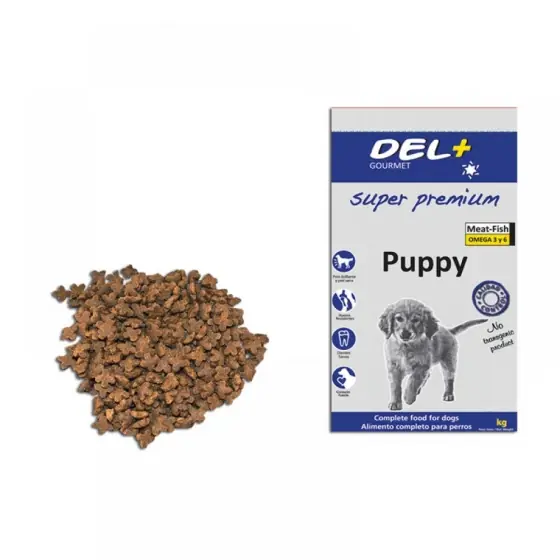 Hrana Uscata Super Premium Pentru Catelusi Gourmet Del+ Dog Puppy 15Kg Livrare rapidă