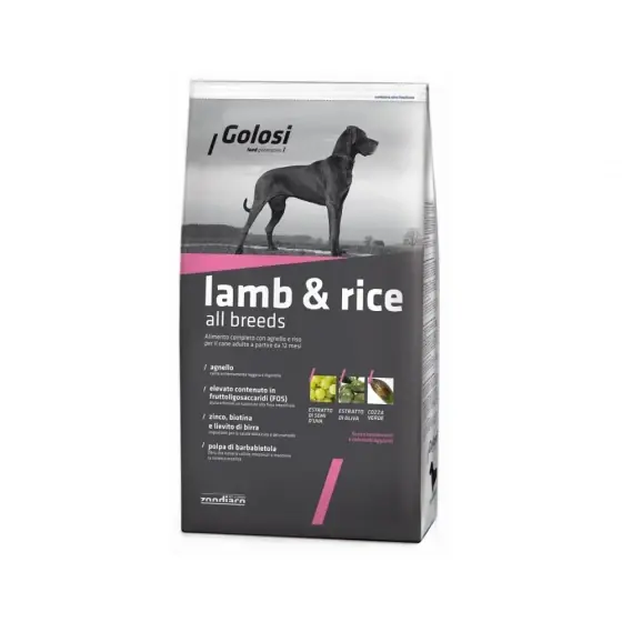Cel mai vândut Hrana Uscata Premium Pentru Caini Golosi Dog Lamb&Rice 3 Kg