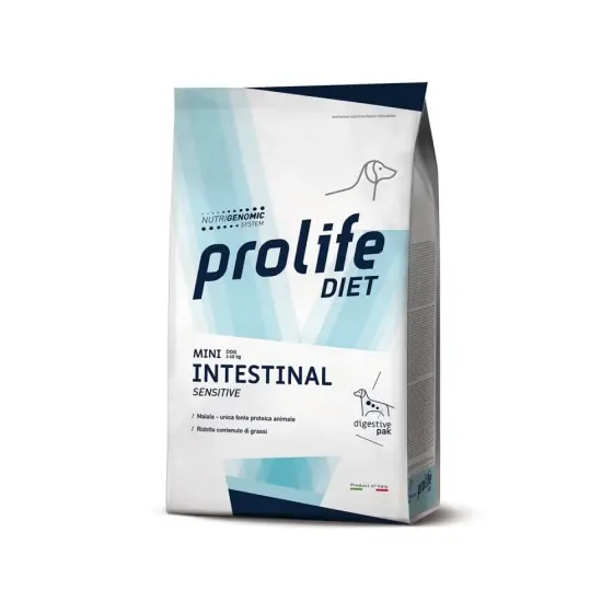 Dieta Veterinara Uscata Prolife Intestinal Sensibil Pentru Caini De Talie Mica 1,5 Kg Popular