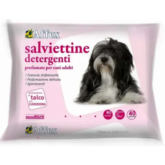 Reducere extra Servetele Umede Pentru Caini Affex Talc
