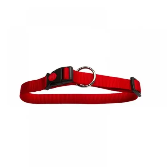 Zgarda Nylon Pentru Caini Rosie Click 25Mm*45-70Cm Noutate