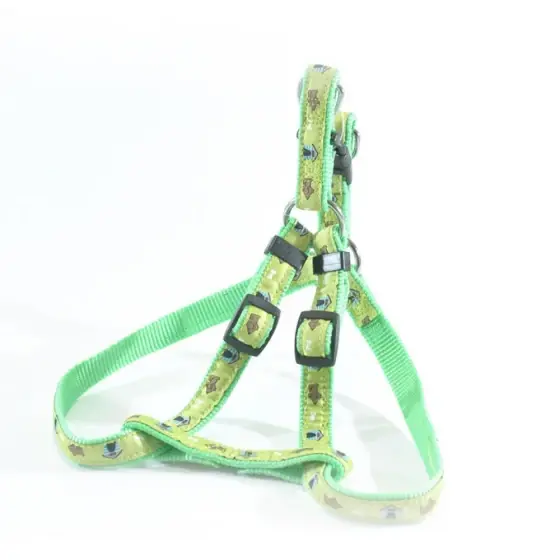 Ofertă limitată Ham Pentru Caini Nylon Mol Cu Model Lime Green Click 15Mm*30-50Cm/L2602.150504