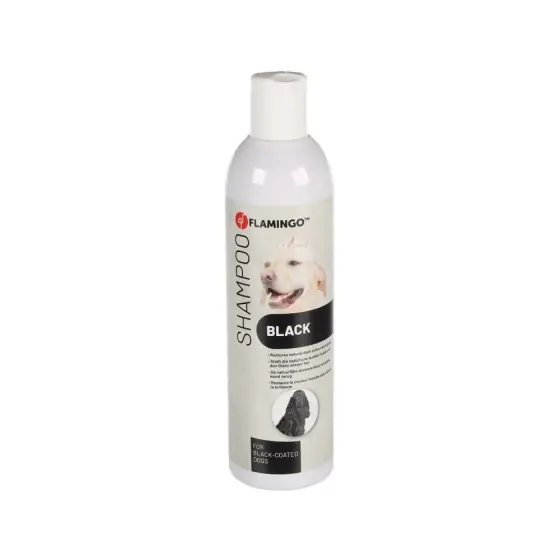 Sampon Pentru Caini Flamingo Cu Blana Neagra 300Ml Reducere specială