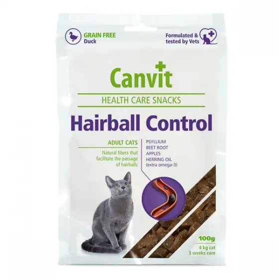 Canvit Health Care Snack Hairball 100g Reduceri