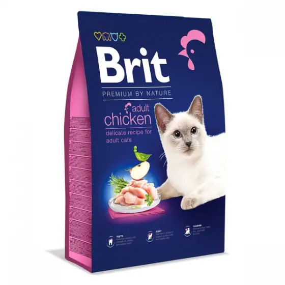 Reduceri Brit Premium by Nature Cat Adult Chicken 8 kg