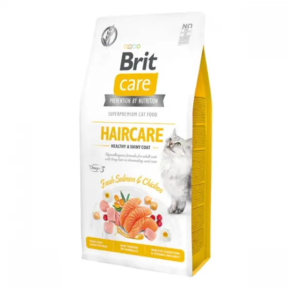 Brit Care Cat GF Haircare Healthy and Shiny Coat 7 kg Bestseller
